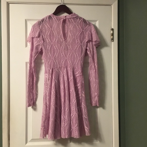 Free People Rock Candy Lace A-line Wisteria Dress - Picture 5 of 8